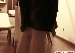 Asian Amateur Receives Painful Caning