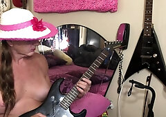 Liz alone again guitar orbs retro doken guitar tribute