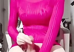 Asian pink top cum