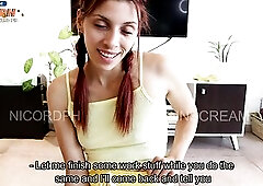 Me follo duro a la empleada de limpieza en su hora supplementary a escondidas de su novio ft. LynnScream