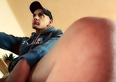 Gay smooth skin, close up, huge scottish cock