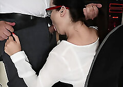 My Dirty Boss fuck me in the office and CUM on my BOOTY!