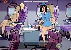 Cartoon fantasy featuring the hottest busty babes in wild actions