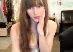 Brunette teen Chloe fucked hardcore