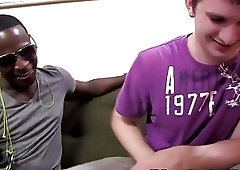 It takes a little convincing to get this jock ready for cock