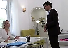 Secretaries in high heels & glasses 2 (short)
