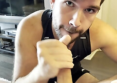 Sucking A Real Straight Boy... Huge Cumshot Facial