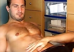 Hand in boxer, public jerker wood, public jerker