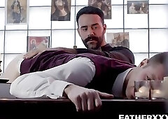 Teen sinner's church sex punishment by horny priest