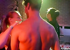 Sex with strangers, in the night club feels so good that it has to happen many times