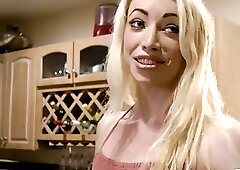 Lucky tattooed guy fucks sexy Ts Sashas asshole