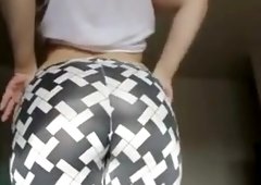 Ass and feet solo 4