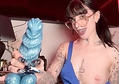 Monster lollipop JOI with SPH and messy talk featuring emo girl Tokyo Diamond