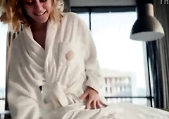 Consummate precious morning with cum on butt