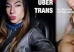 Trans gal fakes being an Uber driver to smash cute boyz