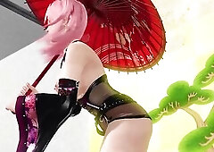 Dead or Alive Xtreme Venus Vacation Honoka Frosty Purple Flash Outfit Exposed Mod Fanservice Appreciation