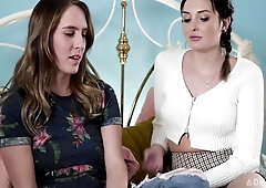 Cadence Lux And Charlotte Sins In Heartbroken Confesses Love To Begs For Lesbian Orgasm