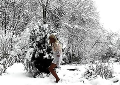 Perky Christmas! - ejaculation in a winter wonderworld