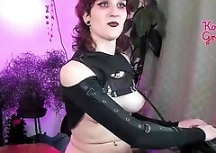 Tranny amateur solo big tits masturbates in high def