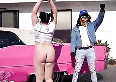 Dam little white shorty decent , and be going in public!