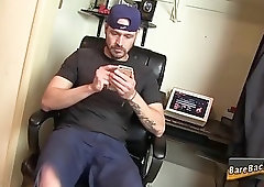 Jock gets asshole rimmed