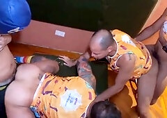 Condom-free carnival fun with a perfect ass