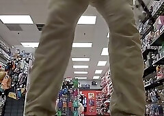 Camboy fooling around at work