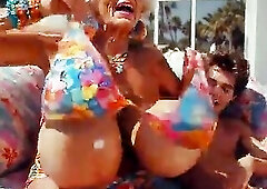 AI vid - Grandma takes bikini off - example teaser from deviantart movie scene