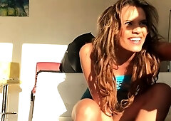 Jessica Hot Amateur Brunette On Creamy Masturbation