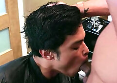 RealityDudes.com: Cock sucking amongst super slim asian twink