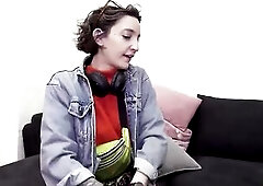 GERMAN SCOUT - Insane Anal and Rimjob Casting Bang with French Slim Tattoo Model Lena Fire