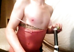 Swed crossdresser cleaning the Livingroom vol:three
