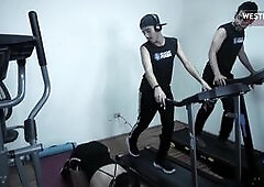 Valentina West is putting in a hard workout at the gym. She goes to the gym five days a week and loves to stay in shape by training (and fucking) hard