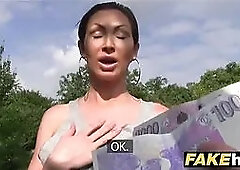 Public agent aussie Big Tits fucked outside