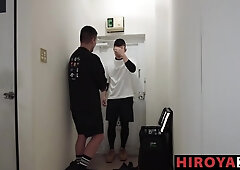 Hiroya Devours Delivery Guy Hayato And Collects His Milk