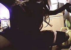 I put a giant sex-toy in my butt. I hope it fits