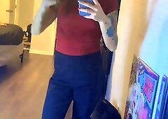 Unbridled hunger for cum floods constricted vagina