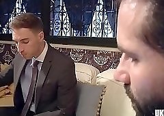 Big dick gay anal sex with facial