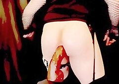 Cheekyrider's Thick Sissy Bottom Girl in Action