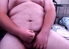 Chubby Guy Masturbating