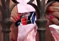 Spanish Gigi Love Squirts On Balcony