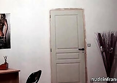 Lustful amateur blond hard sodomized in a sauna