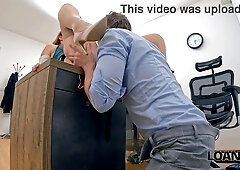 Loan4k. mrs. manager caught her clerk having sex and leaped on his penis right after