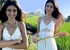 Cute Rice Picker Prefers to Be Paid with Sex for Her Work!