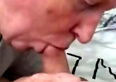 Old-Young Hunk Blowjob
