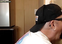 Oral gloryhole DILF sucks rod in private homemade video