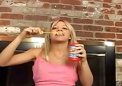 Lexy Lohan covered in bubbles while getting frisky