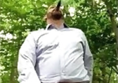 Forest Masturbation: Daddy's Outdoor Adventure