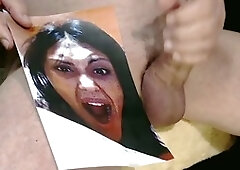 Tribute for cazzo93 -tart gets her throat crammed with sperm