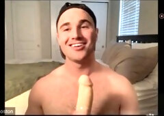 Jacking-off, dildo-fuck, big-cock
